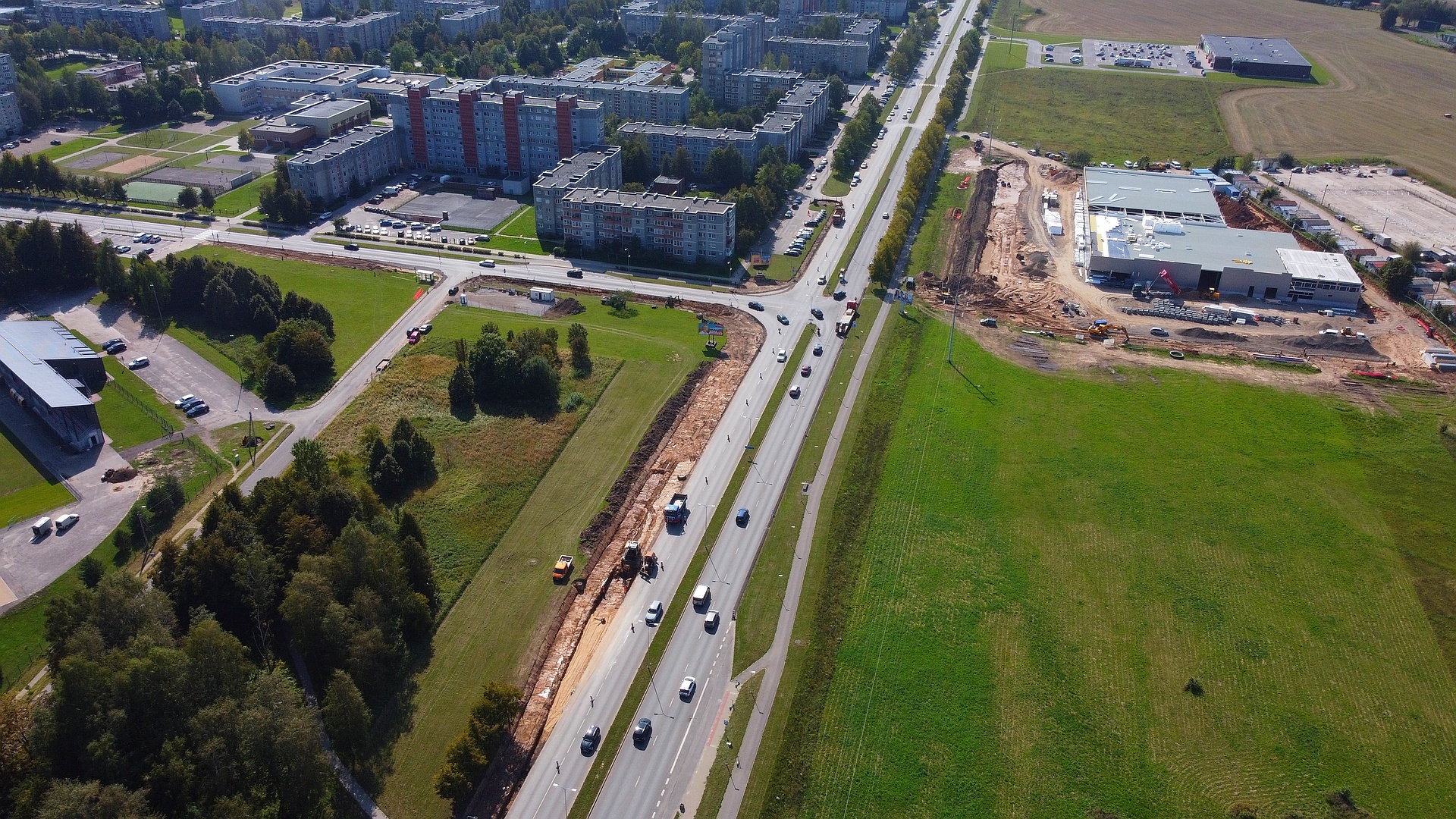 Keisis Architektų ir Gardino gatvių sankryža