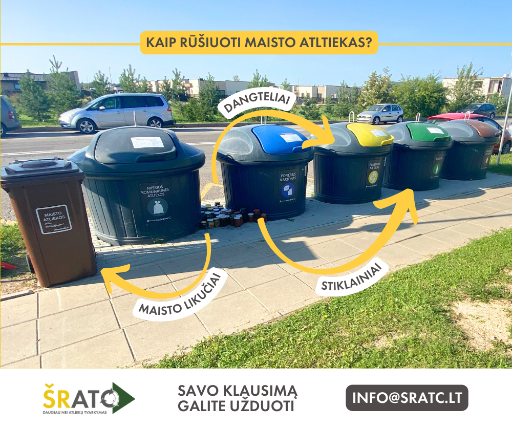 Klausiate – atsakome. Kaip tvarkyti maisto atliekas?