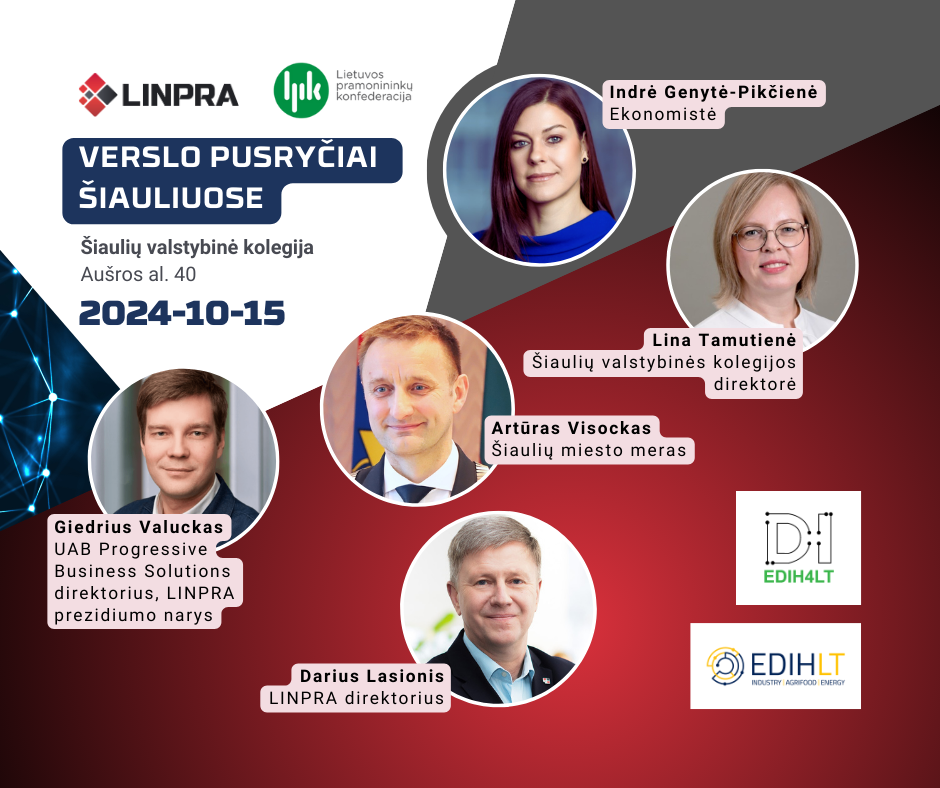 LINPRA verslo pusryčiai Šiauliuose 2024