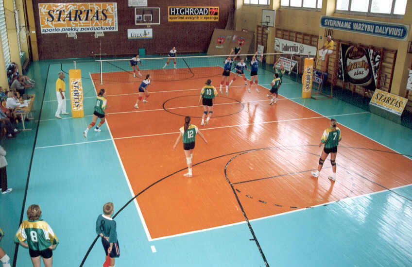Volleyball hall of Siauliai sports  center “Dubysa”