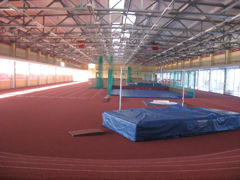Field - and - track hall of Siauliai track and field athletics and wellness center